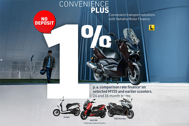 Yamaha Promo - 1% Scooter Finance