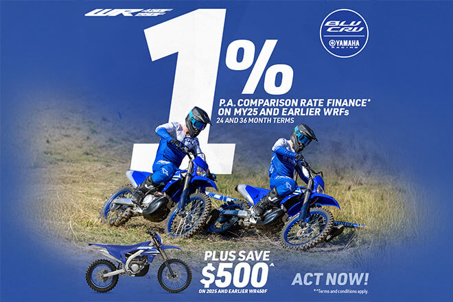 Yamaha Promo - 1 Percent WRF
