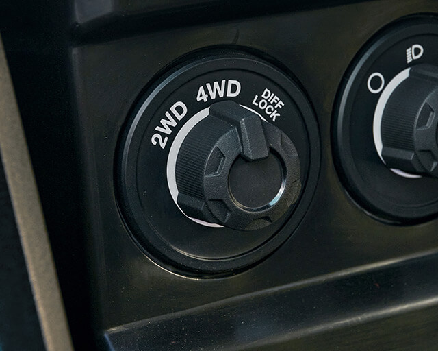 On-Command 2WD/4WD/Diff Lock                                                                                                                                                                                                                              