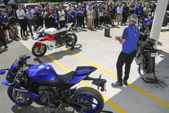 Yamaha Staff Revved Up By New YZF-R9