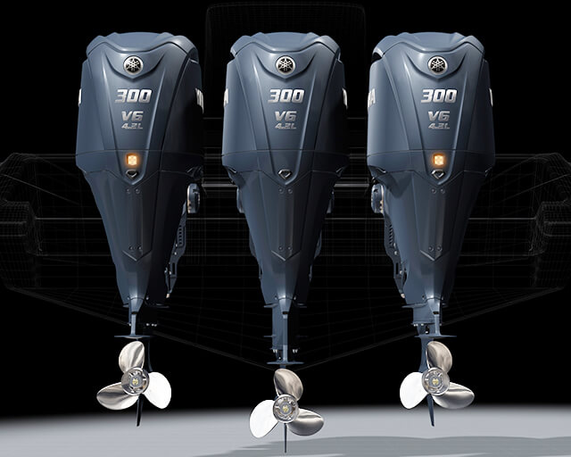 Yamaha Outboards High Horsepower Four Stroke F115 F350hp