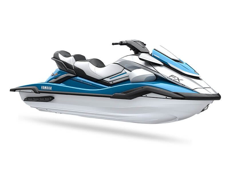 Lagoon Blue - White