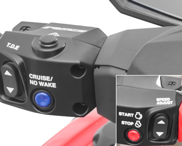 Cruise Assist / No Wake Mode                                                                                                                                                                                                                              