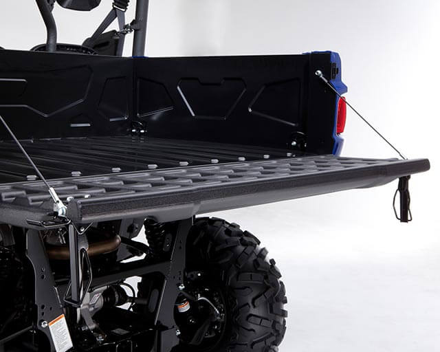 Pallet-sized rear cargo bed                                                                                                                                                                                                                               