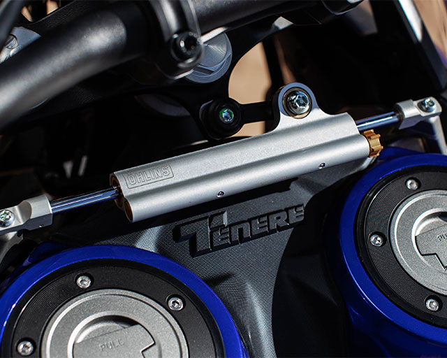 Öhlins adjustable steering damper                                                                                                                                                                                                                         