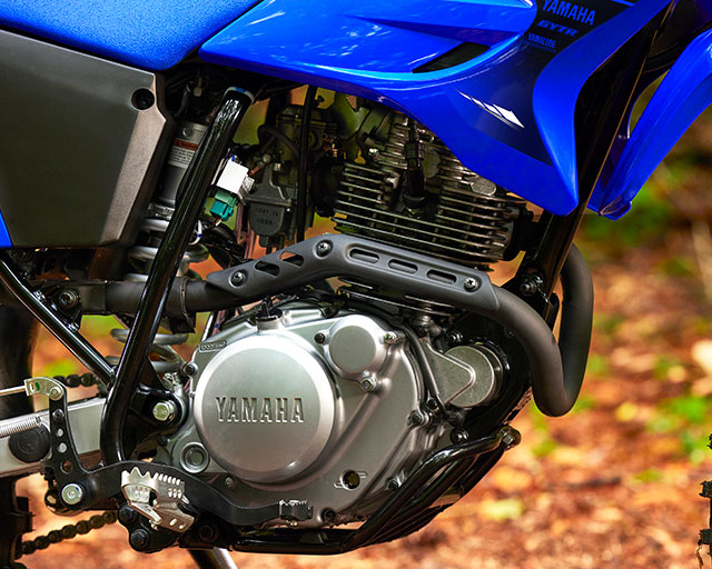 Air-cooled 223cc four-stroke                                                                                                                                                                                                                              