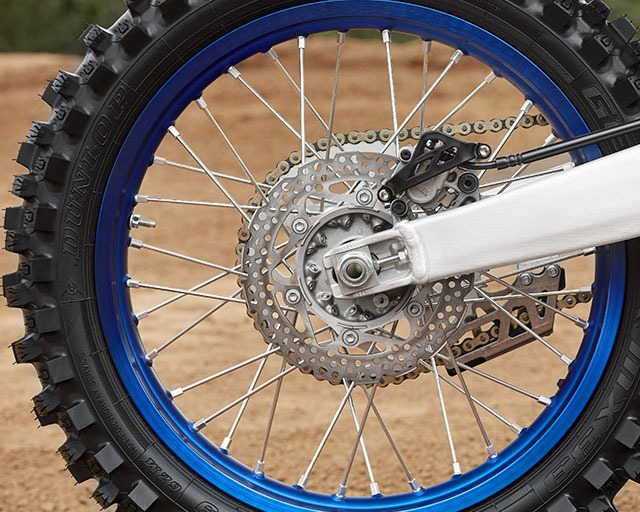 Compact rear brake system                                                                                                                                                                                                                                 