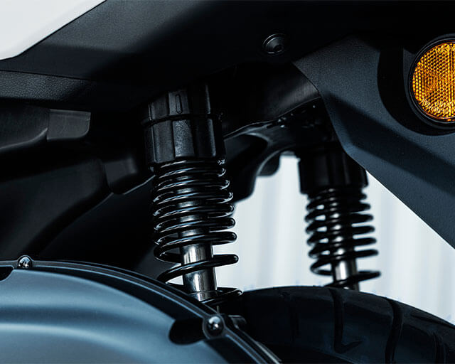 High comfort suspension                                                                                                                                                                                                                                   