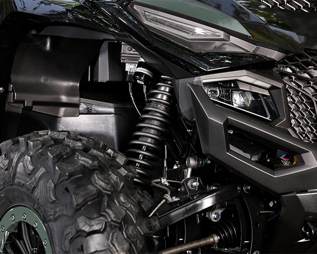 Comfort-Focused Suspension                                                                                                                                                                                                                                