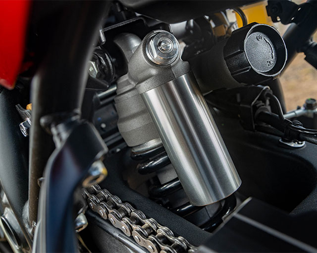 High specification KYB rear suspension                                                                                                                                                                                                                    